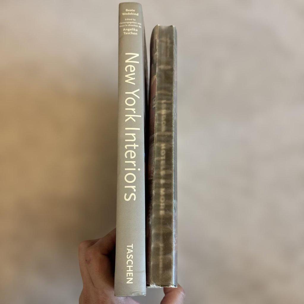 [USED] TASCHEN Foreign Books New York and London Interiors 2-Book Set Same-Day Shipping