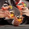Miao Wu Fu Ice Maker, Round Ice Maker, Clear Ice Container, 6.4cm Diameter, 2-Pack, for Whiskey, Cocktails, Bourbon, and Various Drinks - Perfect Gift