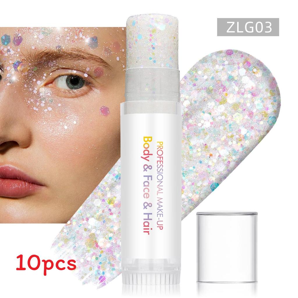 Body Glow Stick Face Sparkle Gel For Festival Makeup And Carnival Fun