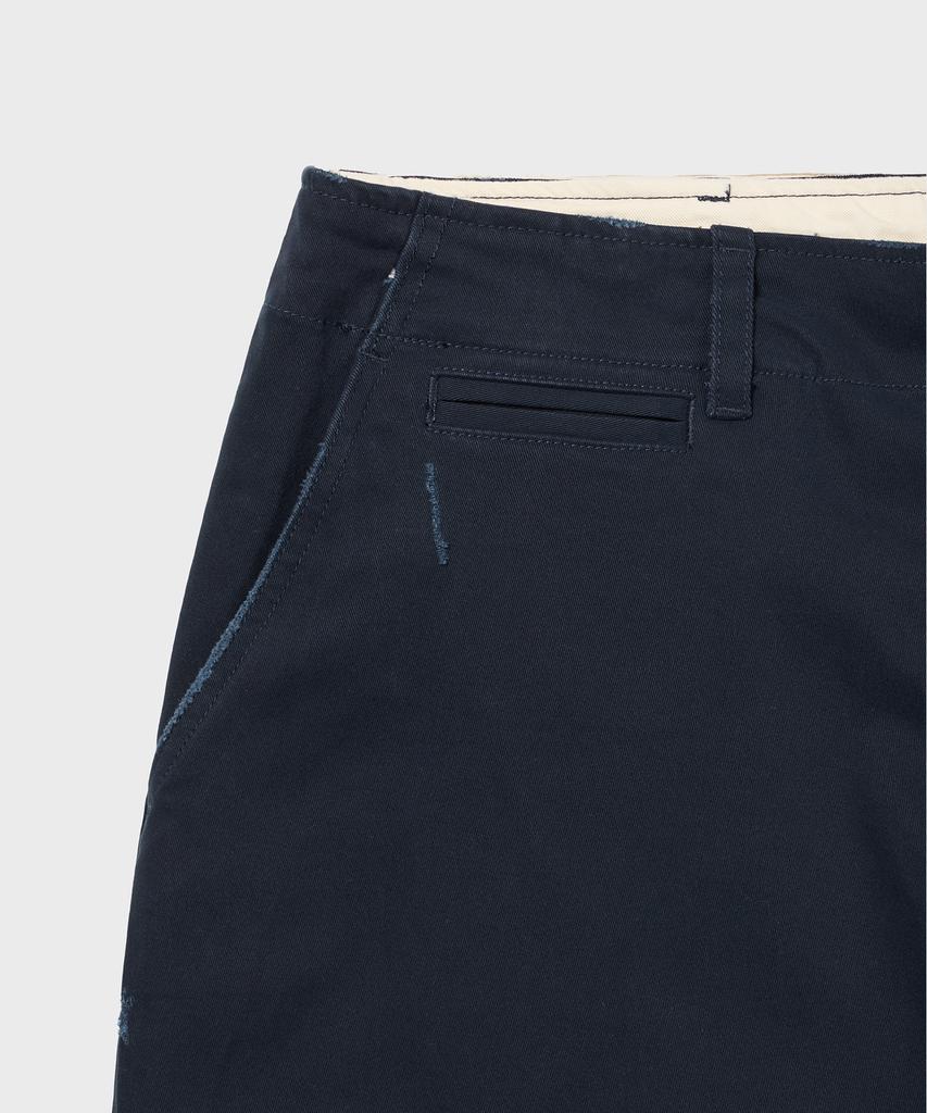 AMFEAST Distressed Vintage Chino Shorts Navy