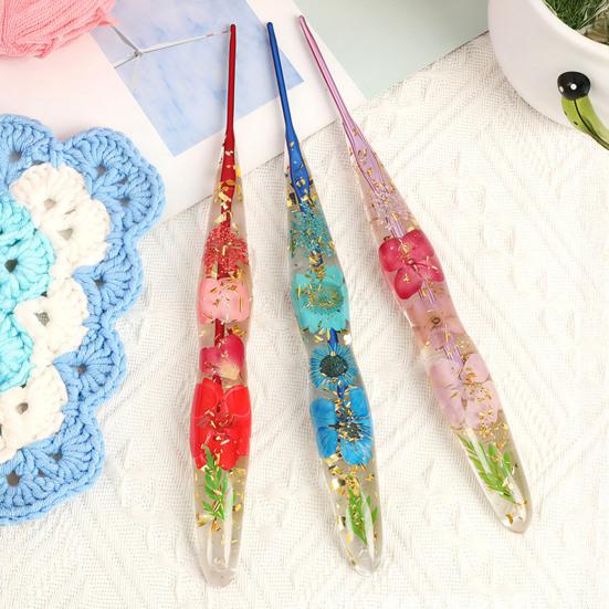 Resin Crochet Hook for Beginners Crocheting Lovers 2 0mm-8 0mm Ergonomic Crochet