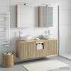 Bathroom Cabinet Set 5 pcs Sonoma Oak 50 x 14.5 x 70 cm