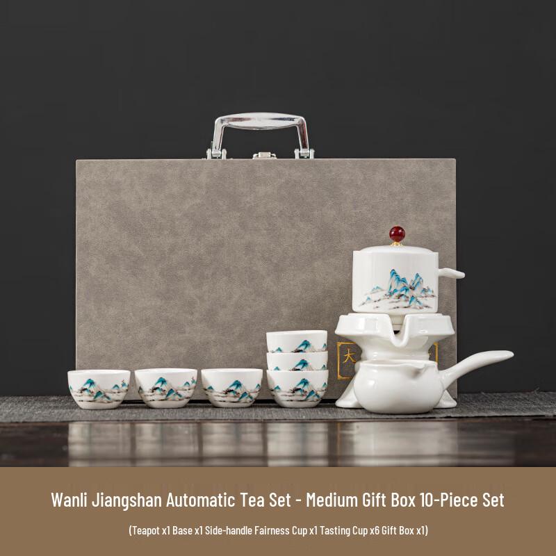 Ting Le Suet Jade White Porcelain Tea Set