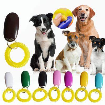 Pet Training Clicker Adjustable Frequency Wear-Resistant Solid Non Fading Convenient Stop Barking Exercise