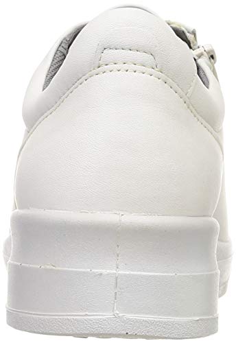 SPORTH SP9001 Women's Wide Walking Shoes, White, Size 23.5 Cm, 4E