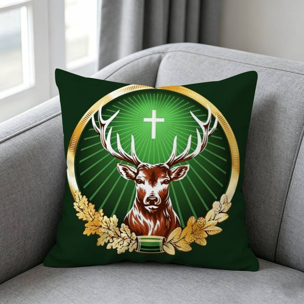 Federa Cuscino Logo Jagermeister Design Semplice Monocolore Sorpresa Per Molteplici Stili di Camera da Letto