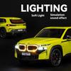 1/24 Scale BMW XM Alloy Metal Diecast Model Car Casting Sound And Light Children's Toys Gift With Kids Collectibles Hobbies Gifts