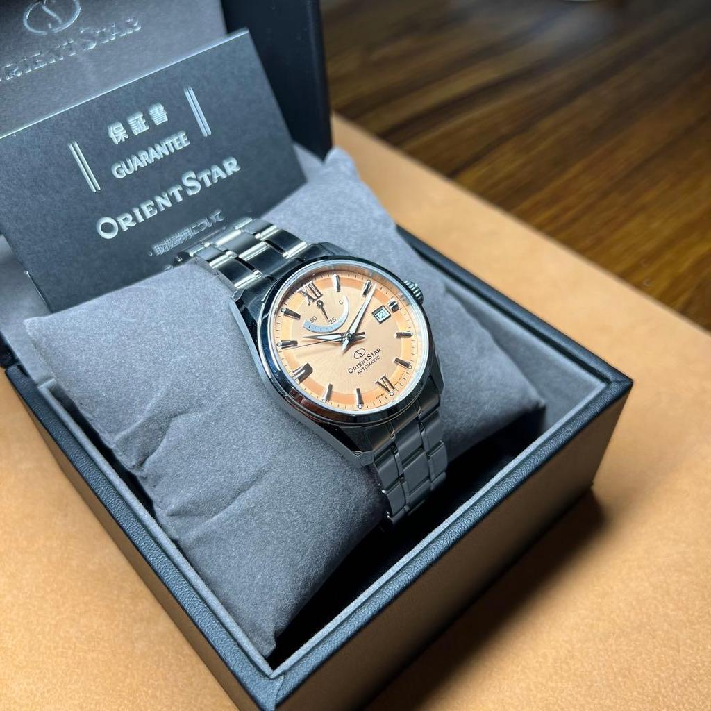 Used ORIENT STAR RK-AU0108G automatic champagne dial