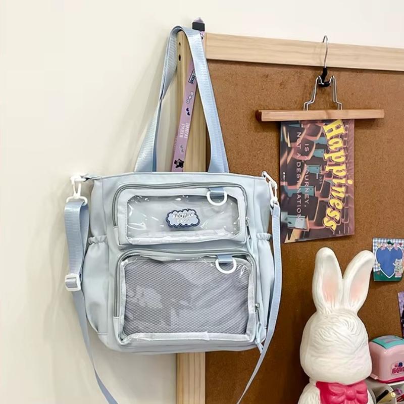 Girl's Ulzzang Ita Bag Large-capacity Crossbody Bag Japanese Comic Exhibition Single Shoulder Bag with Insert New Y2K Sweet 2026