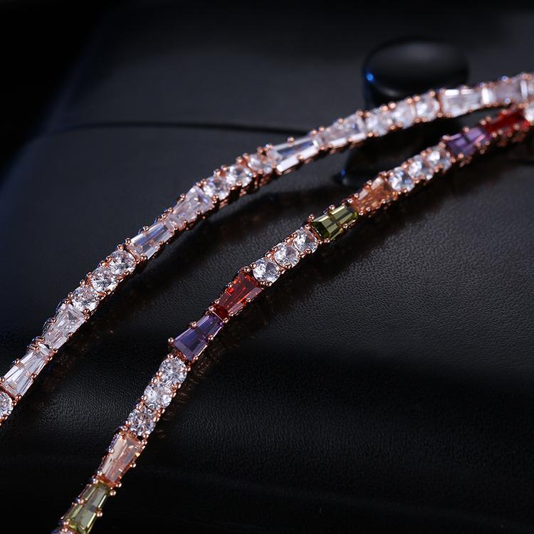 European and American Style Women's Zircon Bracelet Color Tide Decoration Creative Bracelet 2026