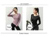 Women's Sexy Long Sleeve Yoga and Fitness Top, Quick-Drying, Slim Fit for Autumn and Winter