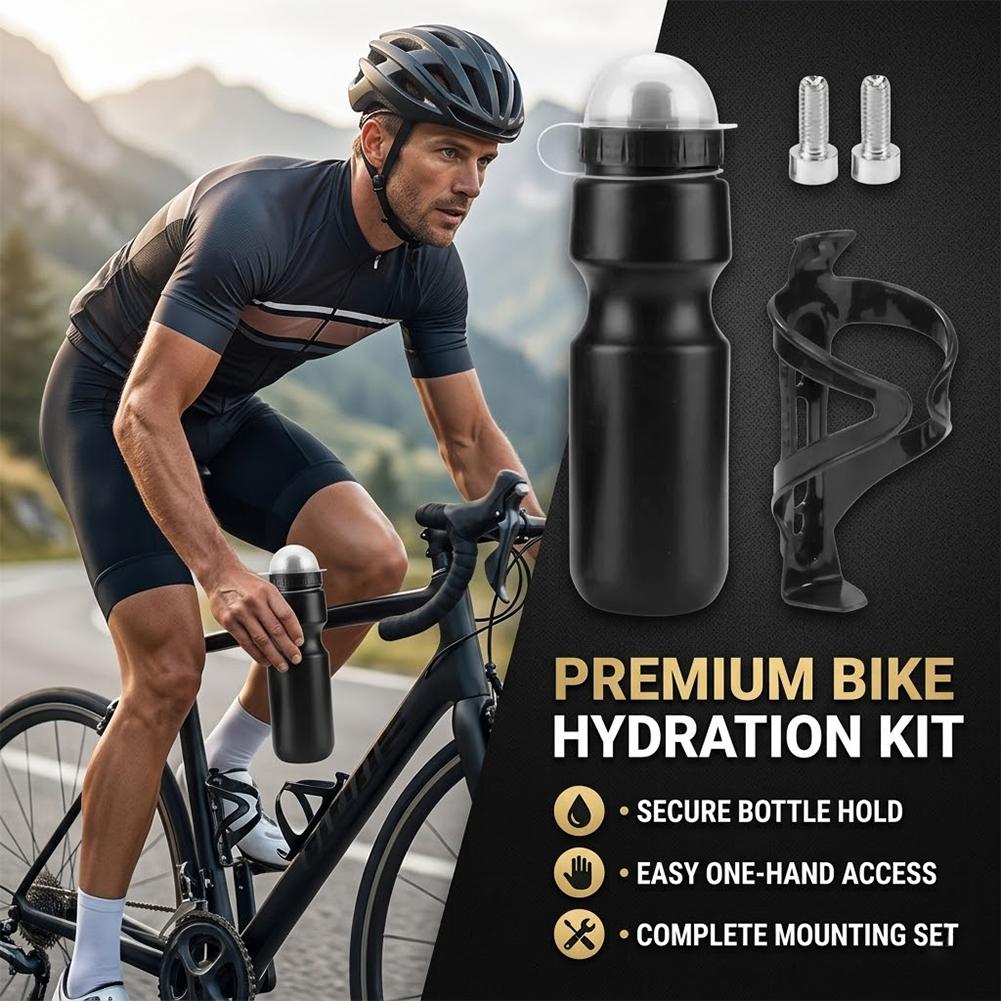 Bicycle Water Bottle Sports Outdoor Water Bottle Portable Large Capacity Drinking Water Bottle Bicycle Accessories
