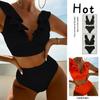 2025 Multicolor Leopard Mesh Skirted Swimsuit with Steel Underwire and Sexy Hollow Out, Three-Piece Bikini