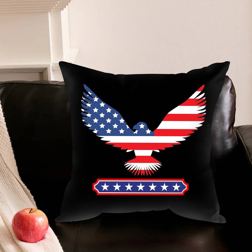 Cool A-American Flag Pillowcase Living Room Sofa Cushion Cover Bedroom Room Bed Pillow Cover Home Decoration