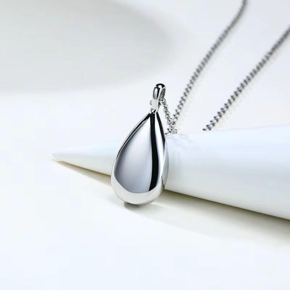 Waterproof Memorial Pendant Stainless Steel Ashes Holder Necklace Keepsake Jewelry  for Ashes