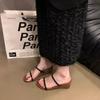 Fashion Female Shoes Womens Slippers Outdoor Heeled Mules Cross-Tied On A Wedge Luxury Slides 2025 High Summer Designer Scandals