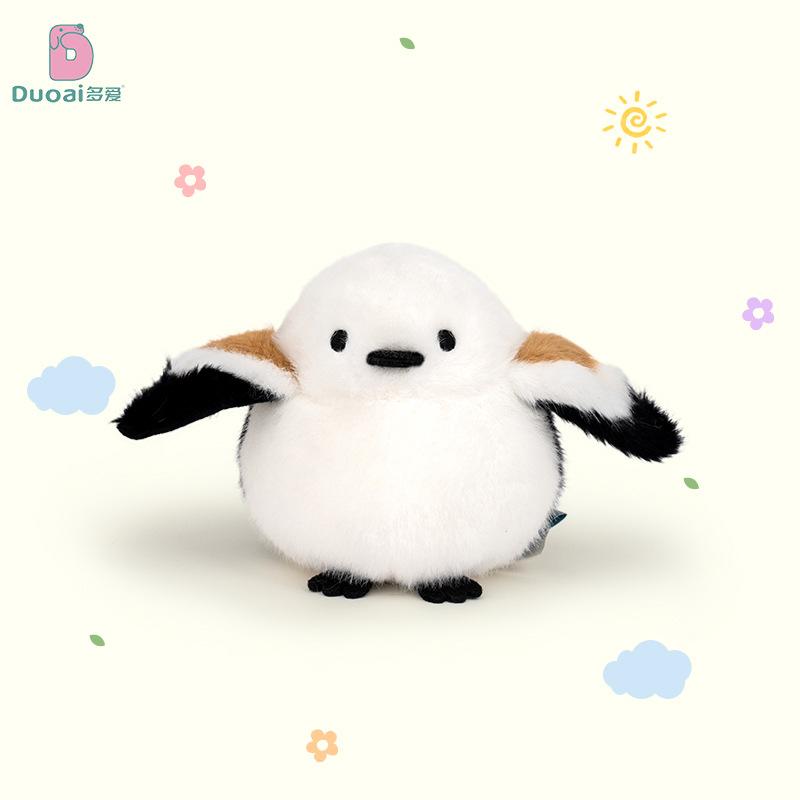 Sparvfågel gosedjursbokväska hänge söt fågel fågel handdocka nyckelring hänge docka