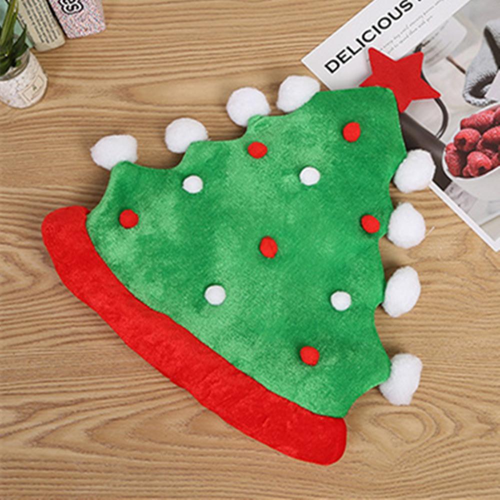 1x Christmas Tree Hat for Festive Party Dress Up Celebrations Winter Party Favor