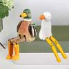 Tierfigur Statue Kunsthandwerk Kreativ Mediterran Holz Desktop Ornament Skulptur für