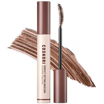 COSNORI Perfect Setting Waterproof Long & Curl Mascara 7ml, 02 Cozy Brown, 1 Stk.