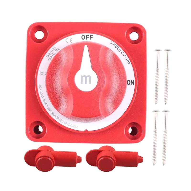 

High Current Battery Disconnect Switches 12-48V Isolator Cut Off Switches for Marine Boat Car Truck Campers