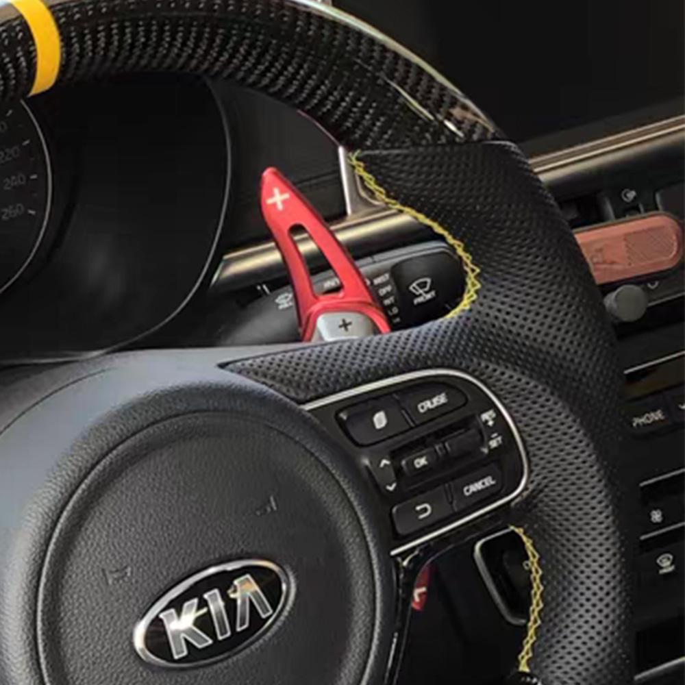 WLCT1 Shifter Paddle For KIA 2016 Sportage QL Cadenza K5 Optima JF SX Turbo 2017 2018 Car Steering Wheel Gear DSG Extension Accessory