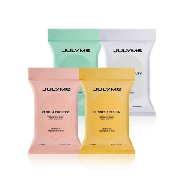 JULYME - Парфюмированные салфетки - 4 типа 2025 Version - #01 White Soap Musk