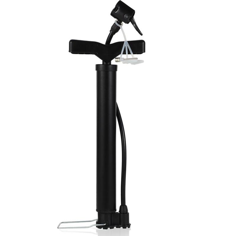 Portable Bicycle Pump Max 120 Psi Bike Manual Air Pump Balloon Tire Inflator Schrader Valve Floor Pump Cycling Accesories