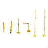Football Agility Training Poles Foldable Barrier Marking Pole Obstacle Soccer Set for