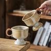 OLOEY Japanese Retro Ceramic High-Foot Mug