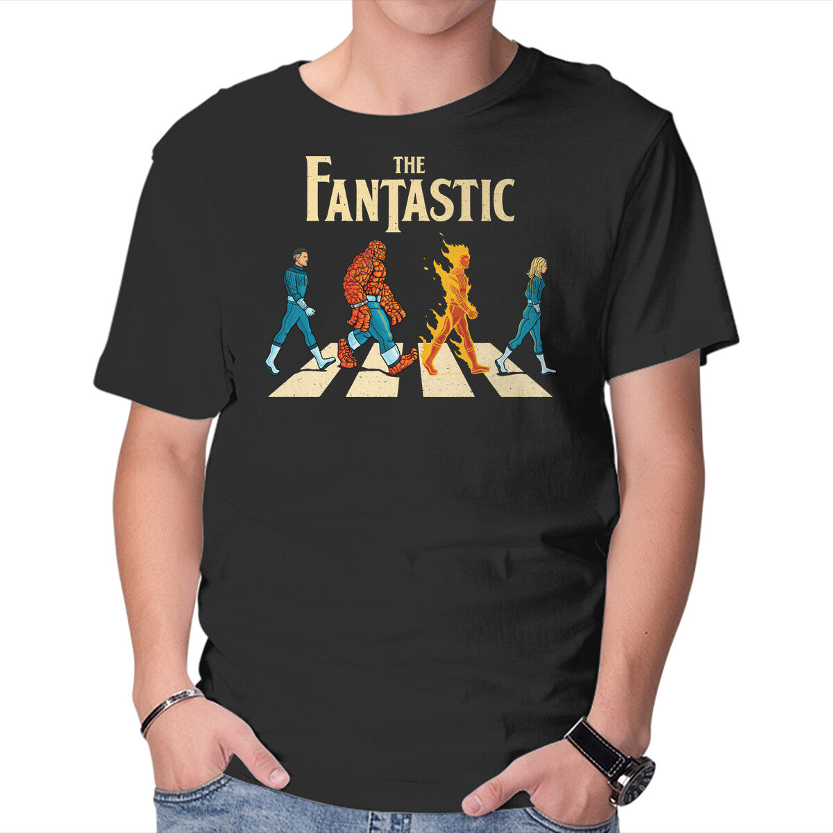 Unisex Crew Neck T-Shirt Fantastic Road Graphic Short Sleeve Casual Tee XXL
