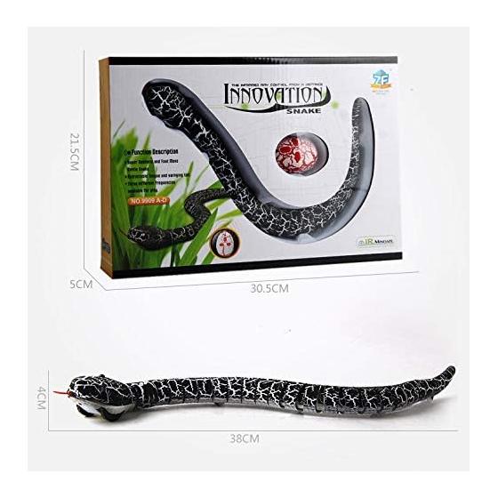 Cat Toy Radio Control Cat Toy Cat Toy Snake Radio Control Snake Toy Moving Remote Control RC Simulation Scary Prank Toy Cat Toy Cat Supplies Cat Toy