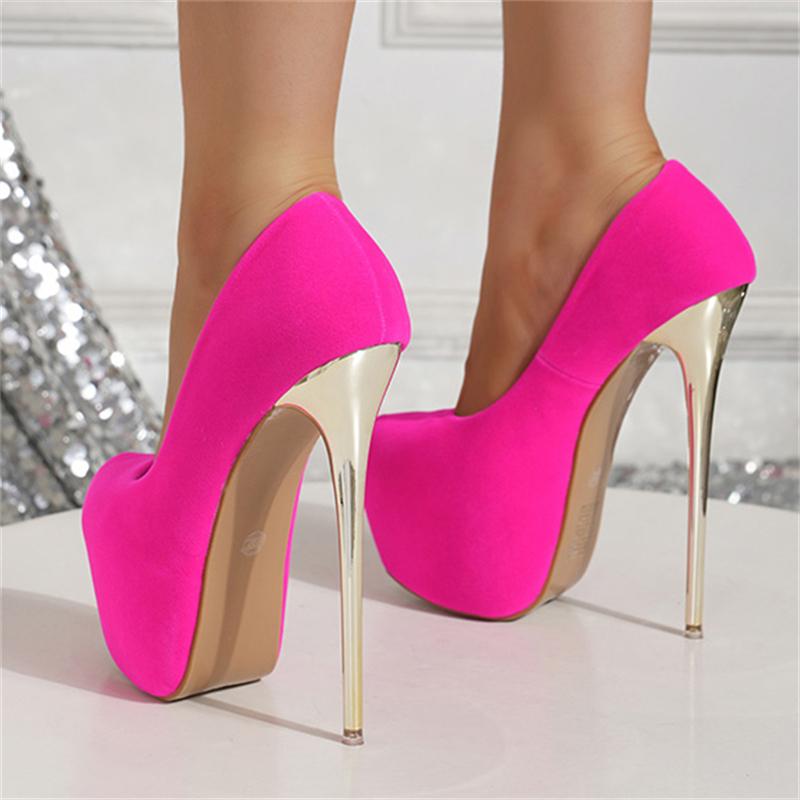 Eilyken 2026 Fetish Super Stiletto High Heels Women Pumps Sexy Wedding Party Prom Shoes Street Style Platform Sandals