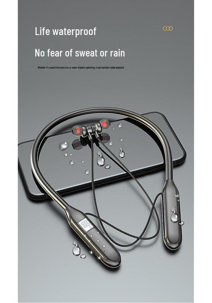 2026 Wireless Bluetooth Neckband Headphones: In-Ear, Noise Cancelling, Long Battery Life, Comfortable For Sports