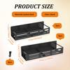 4 Stück Kühlschrank Stark Magnetisch Regal Küche Gewürz Gewürz Lagerregal Mikrowelle Kühlschrank Schrank Multifunktionaler Organizer