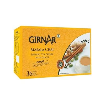 Premezcla instantánea de té Girnar Masala con Masala (36 sobres)