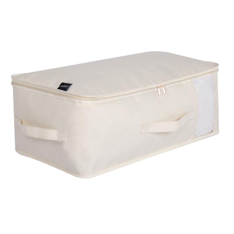 Multiuse Oxford Fabric Clothes Organizer With Transparent Window For Moving And Dorm Rooms