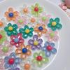 Bunte Blume Anhänger DIY Halskette Armband Ohrringe Fassung Anhänger für Schmuckherstellung Zubehör Vanlentines Geschenk