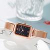 Fashion Trend Mori Small Fresh Casual Retro Square Ladies Quartz Watch