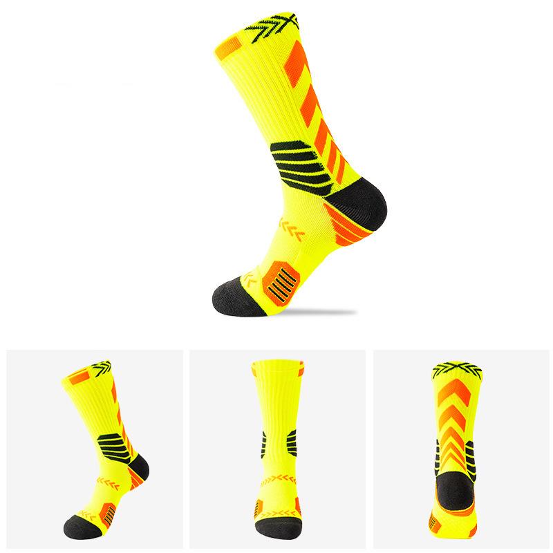 Basketball Socks, Training Socks for Men and Women, Towel Soles, Shock-absorbing and Anti-slip Sports Socks