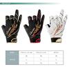 Gamakatsu GM7308 Stretch Fishing Gloves (3-Cut) Black/Red L