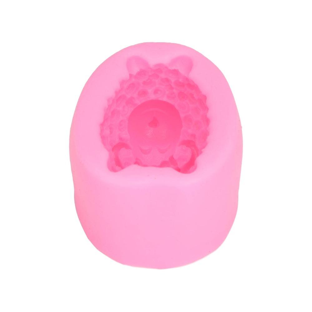 

Three Dimensional Silicone Mold Fondant Mold DIY Hand Made Sheep Shape Mold 8.5 x 6.8 x 5cm Pink Chocolate Mold Chocolate Making