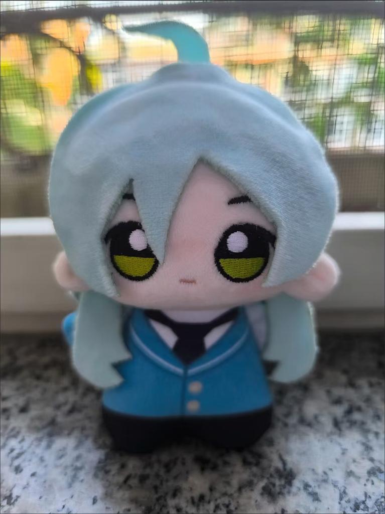 Shinkai Kanata Ensemble10Cm Print Mini Plush Doll Stars Attributes Body Anime Figures Pendant Keychain Toy Game Christmas Gifts