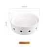 Ceramic Candle Heated Food Warmer Dish