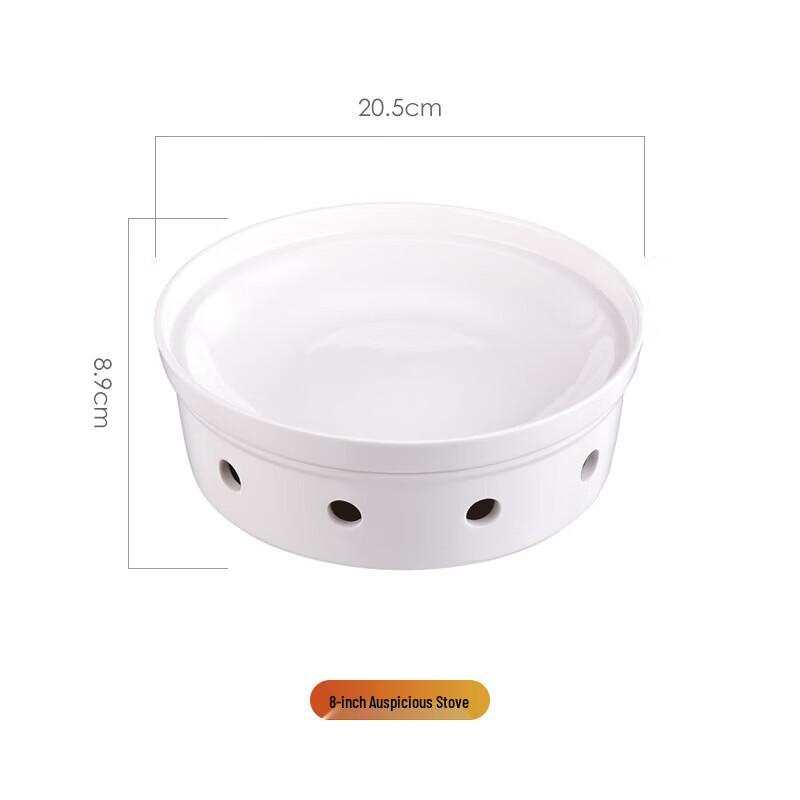 Керамическая подогреваемая тарелка для подогрева еды от свечи