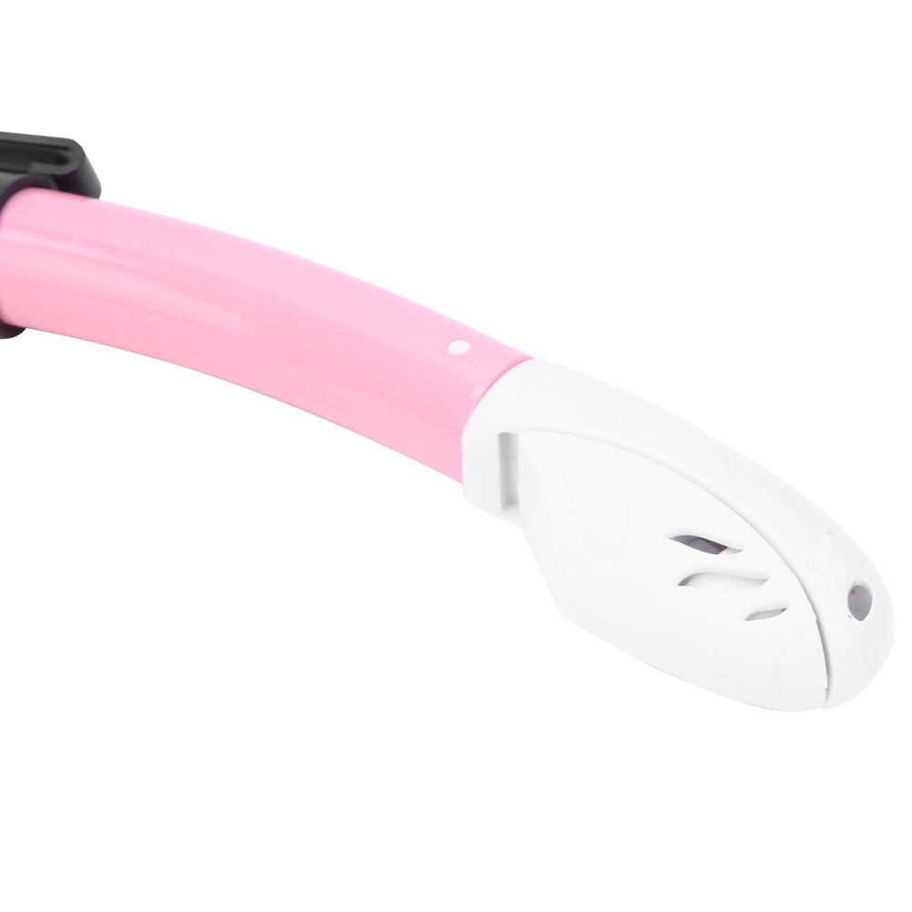 Silicone Professional Diving Breathing Tube Swimming Training Snorkeling Equipment SuppliesPink