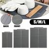 Draining Board Mat Dish Drying Pad Folding Heat Resistant Rectangle Eco-Friendly Drainer for Kitchen Pot Cup