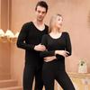Fashion New Arrivals Double-Sided Fleece Seamless Thermal Underwear Set for Men and Women Lightweight Winter Tops and Bottoms