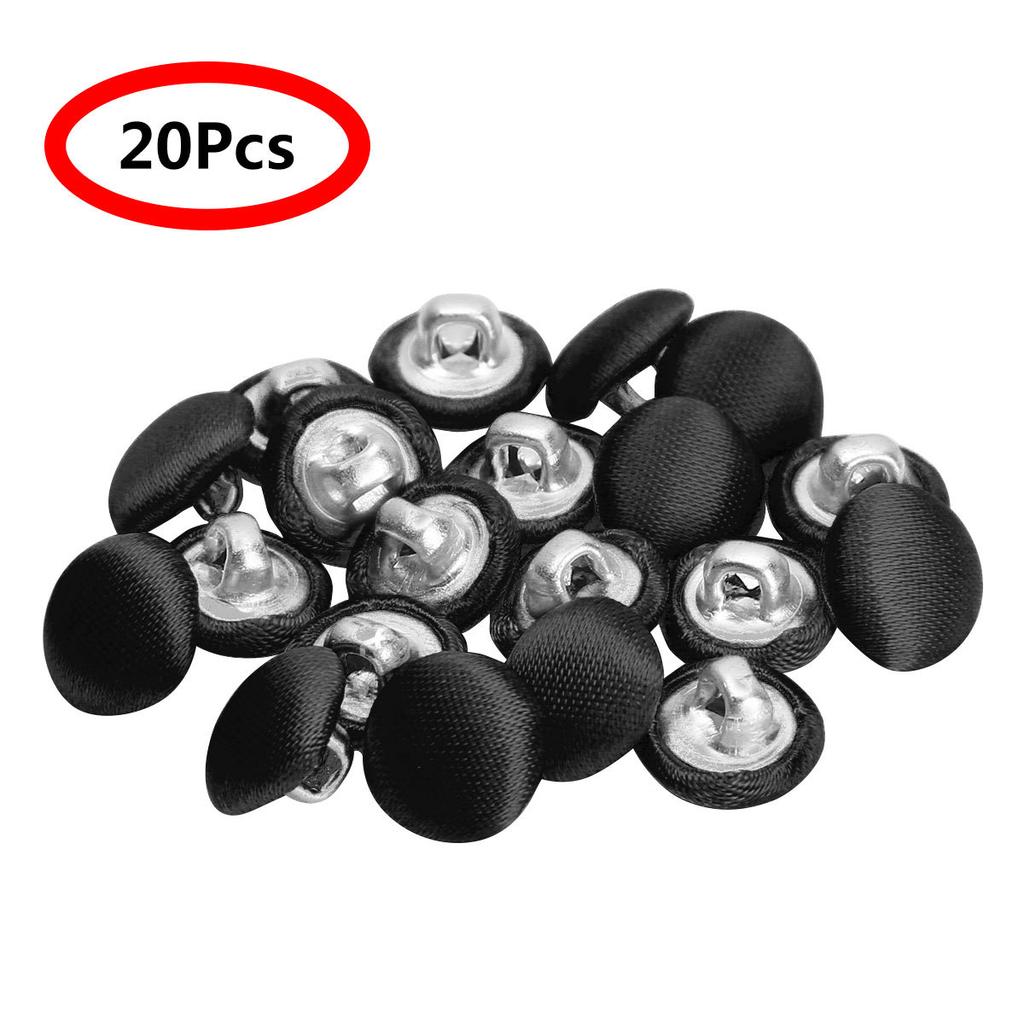 20Pcs/Lot Satin Covered Button Wedding Dress Coat Windbreaker Button DIY Accessories