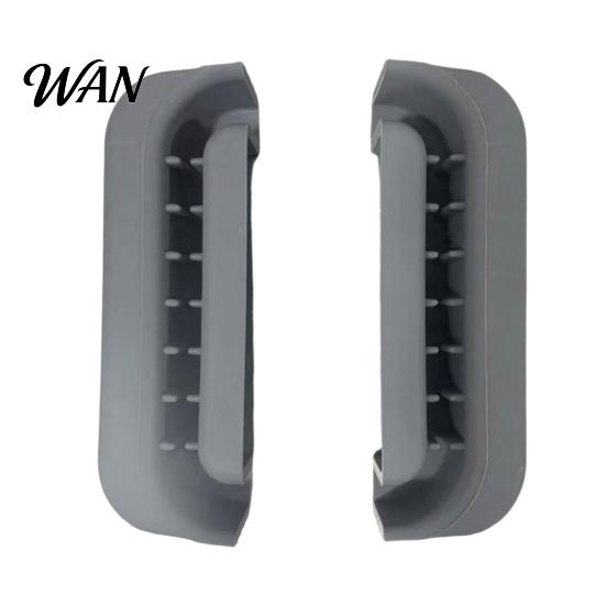 Silicone Handle Cover 2Pcs for Ninja Crispi Glass, Air Fryer Heat-Resistant Heat Resistant Grip Holder Sleeve Cleancrisp Glass Container
